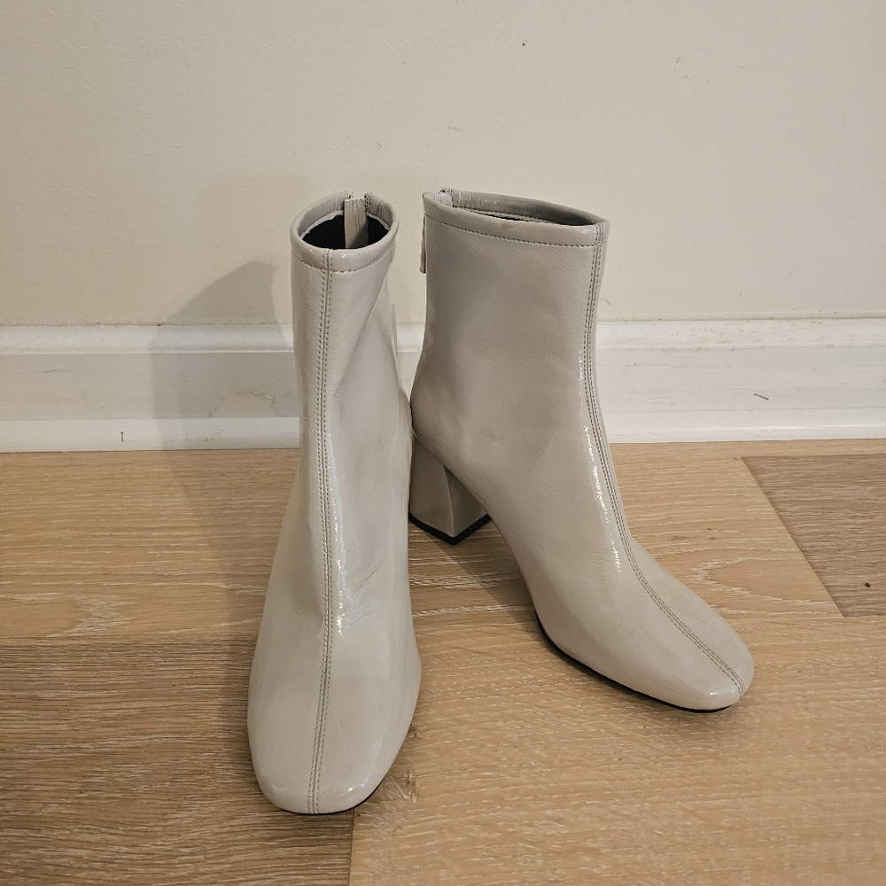 ZARA ankle boot grey beige 6.5US/37EU